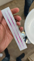 Best Seller! Pink Gradient Sapphires set in 14k Gold Tennis Bracelet