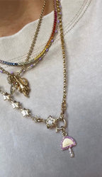 AMZ Star Charm Connector - 14K Gold