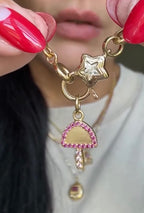 AMZ Star Charm Connector - 14K Gold