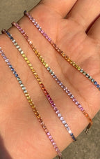 Best Seller! Rainbow Sapphires set in 14k Gold
