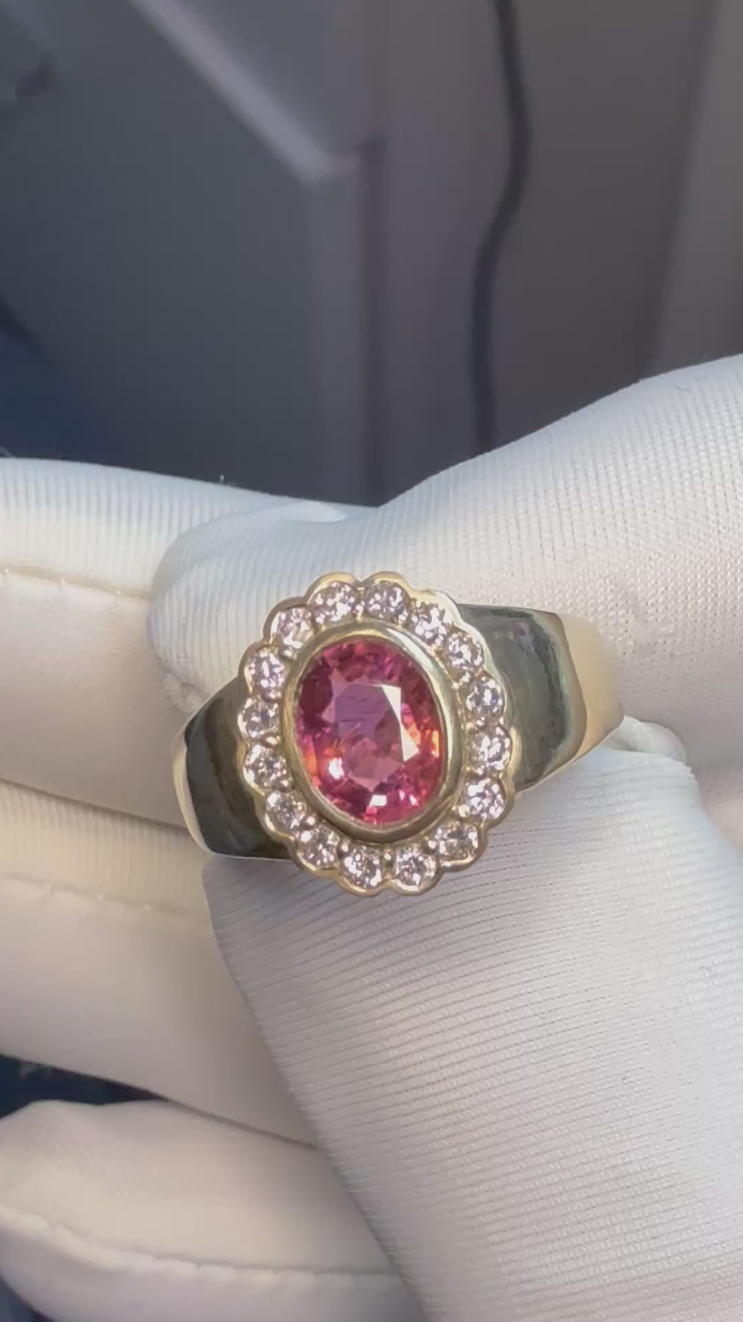 Best Seller! Natural Gemstone 14K Gold Pinky Ring